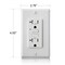 Faith Self-Test 20A TR WR GFCI Outlet Receptacle with Wall Plate, White GLS-20ATRWR-WH - alternate 7